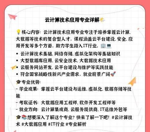 云计算技术应用主修课程有哪些
